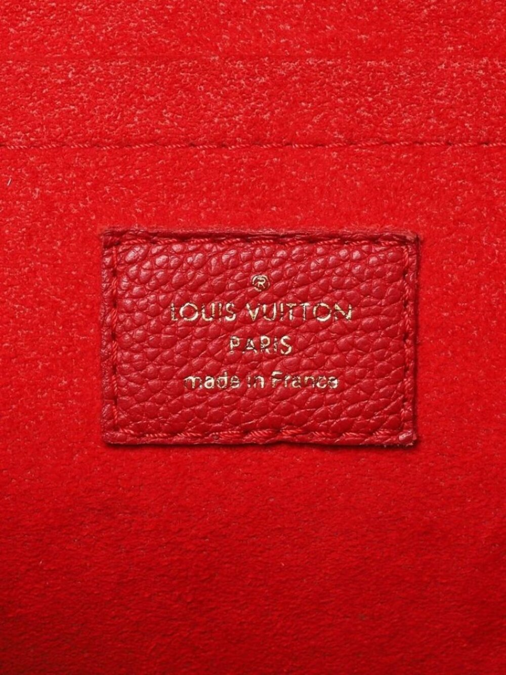 Louis Vuitton Scarlet Monogram Empreinte Leather Saint Sulpice PM Bag - Picture 6 of 9